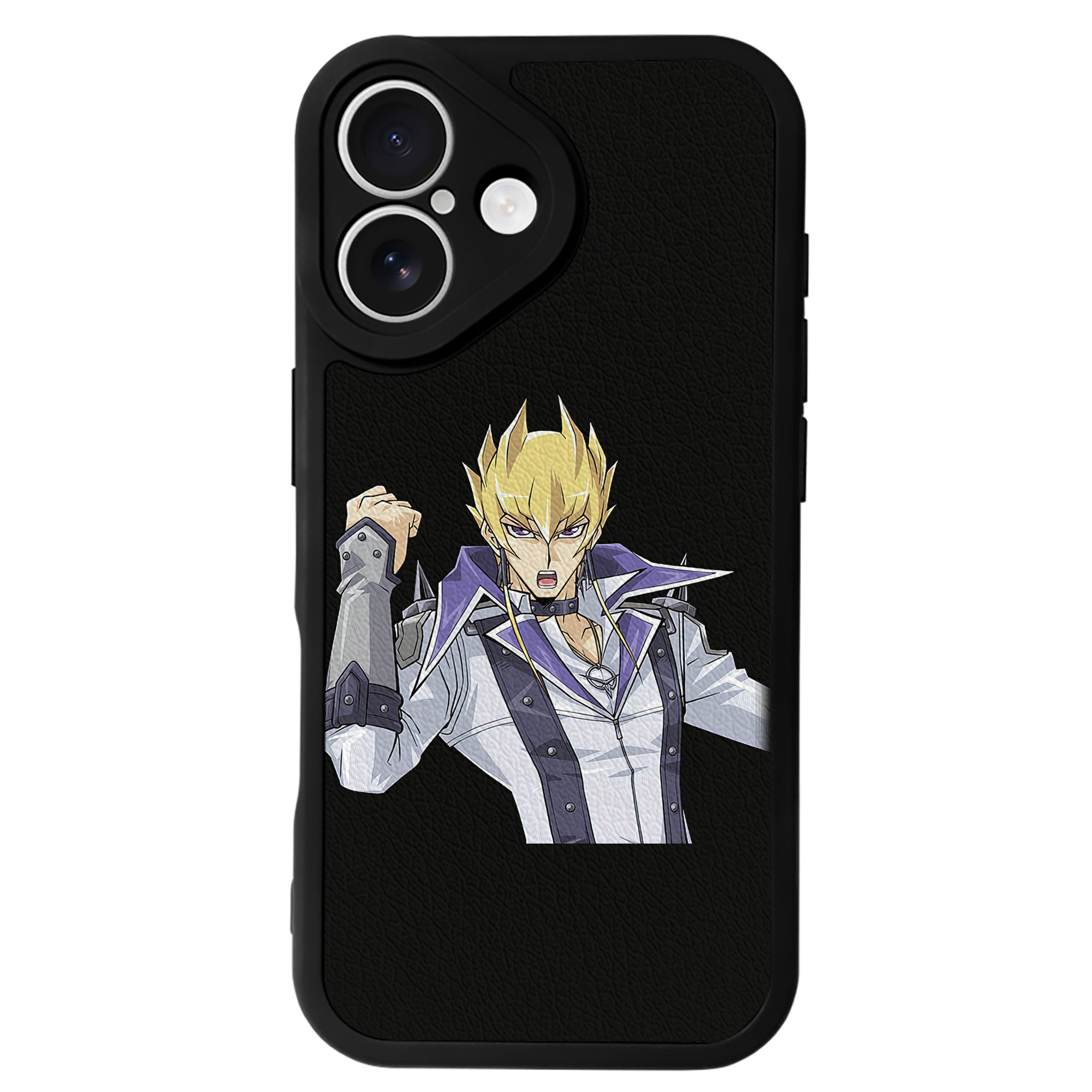 遊☆戯☆王 Yu-Gi-Oh! 【iPhone 16シリーズ対応】シリコンスマホケース（レザー調） 材質：シリコン